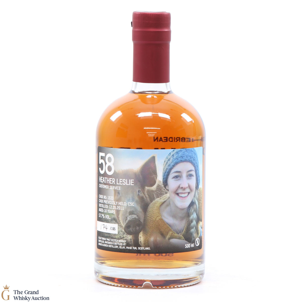 Bruichladdich - 10 Year Old - Valinch 58 - Heather Leslie