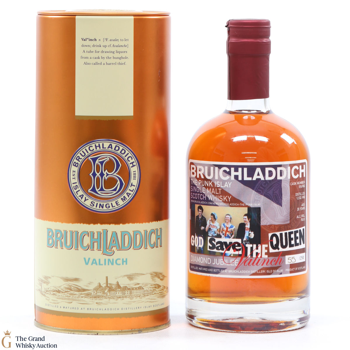 Bruichladdich - 1992 Valinch 'God Save the Queen'