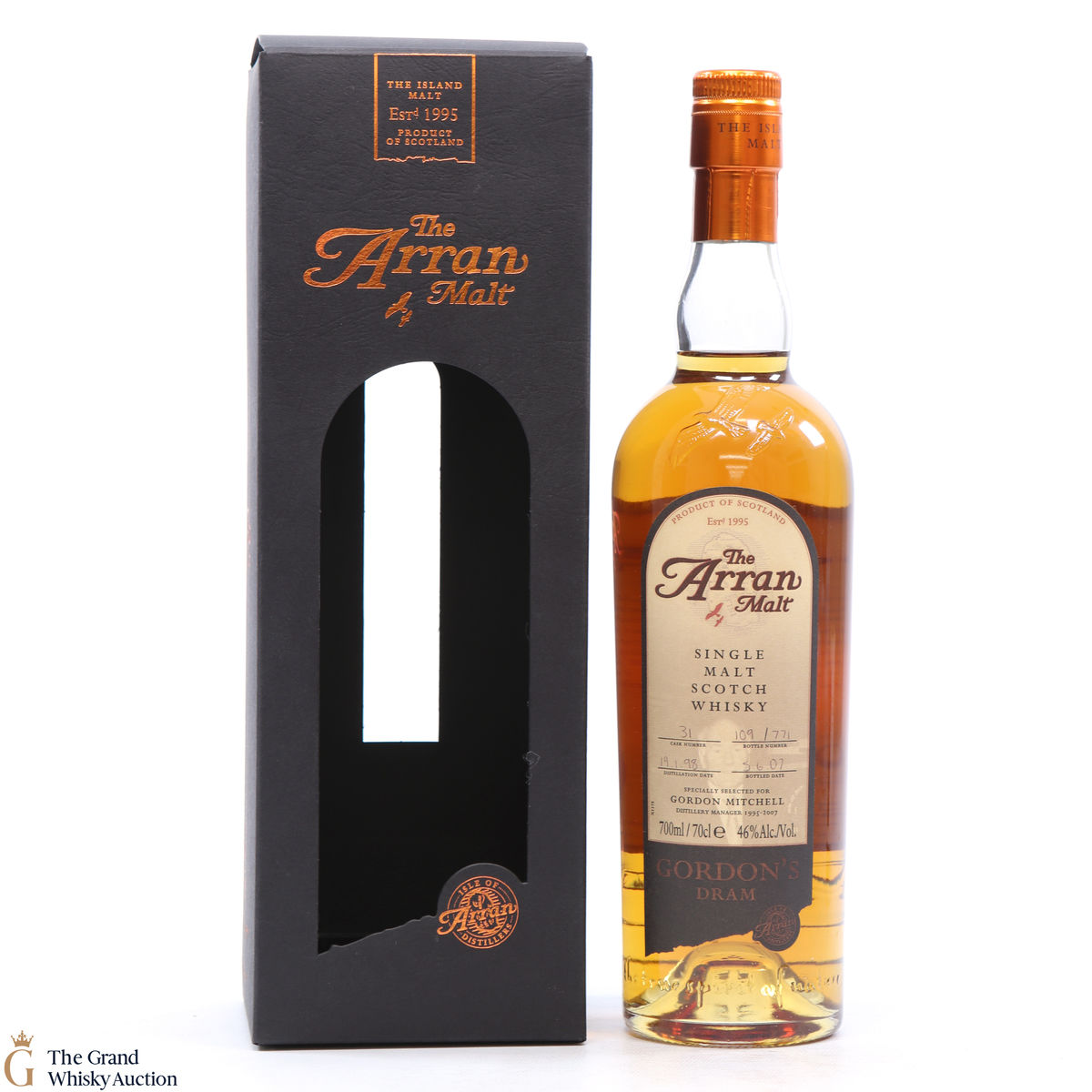 Arran - 1998 Single Cask #31 Gordon's Dram