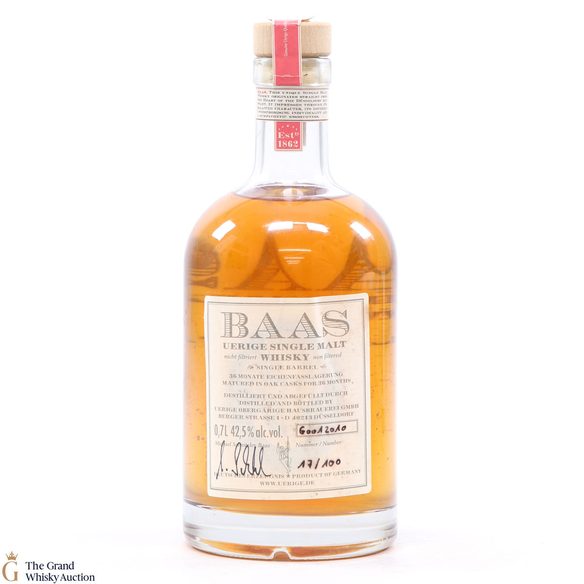Baas - 3 Year Old Uerige Single Malt Whisky 
