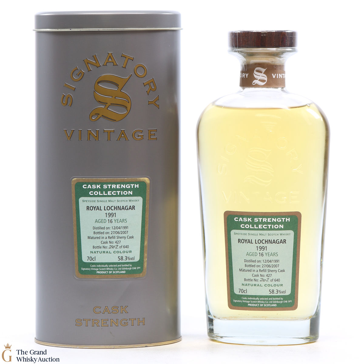Royal Lochnagar - 16 Year Old 1991 #427 - Signatory Vintage