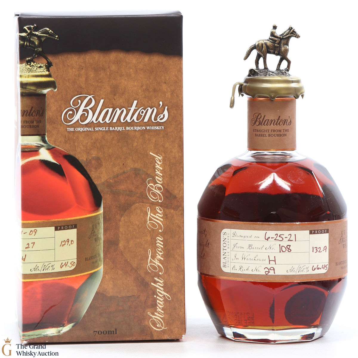 Blanton’s - Straight From The Barrel - Cask Strength 66.45%