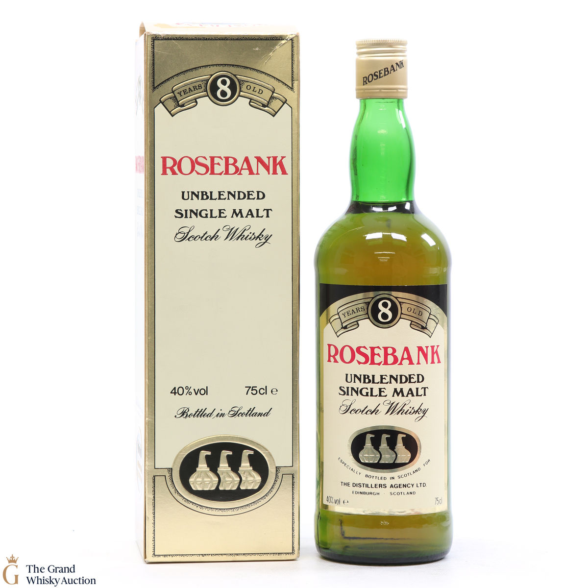 Rosebank - 8 Year Old - Unblended Single Malt 1980s