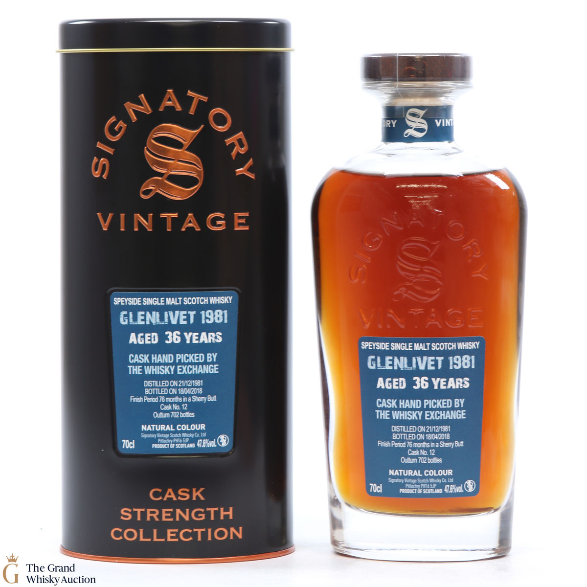 Glenlivet - 36 Year Old 1981 Cask Strength Signatory TWE