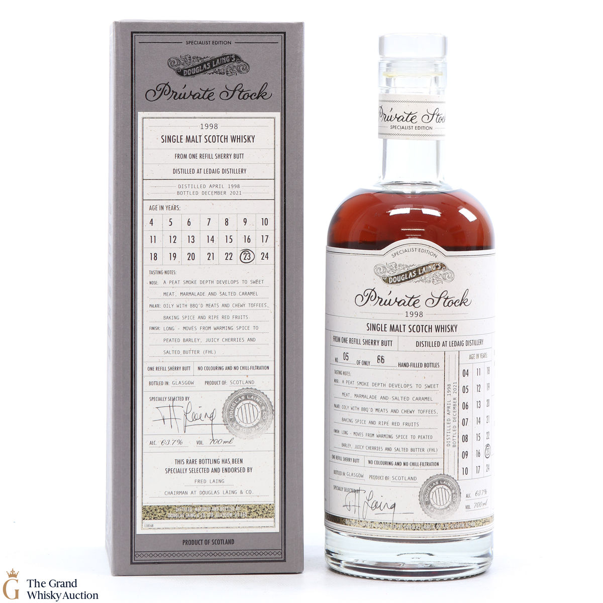 Ledaig - 23 Year Old 1998 - Douglas Laing - Private Stock