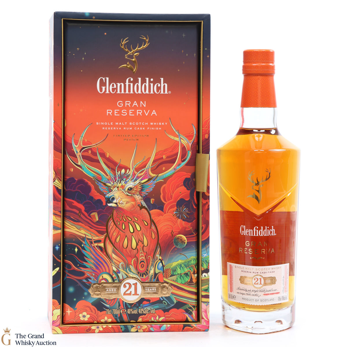 Glenfiddich - 21 Year Old - Gran Reserva - Rum Cask - Chinese New Year 