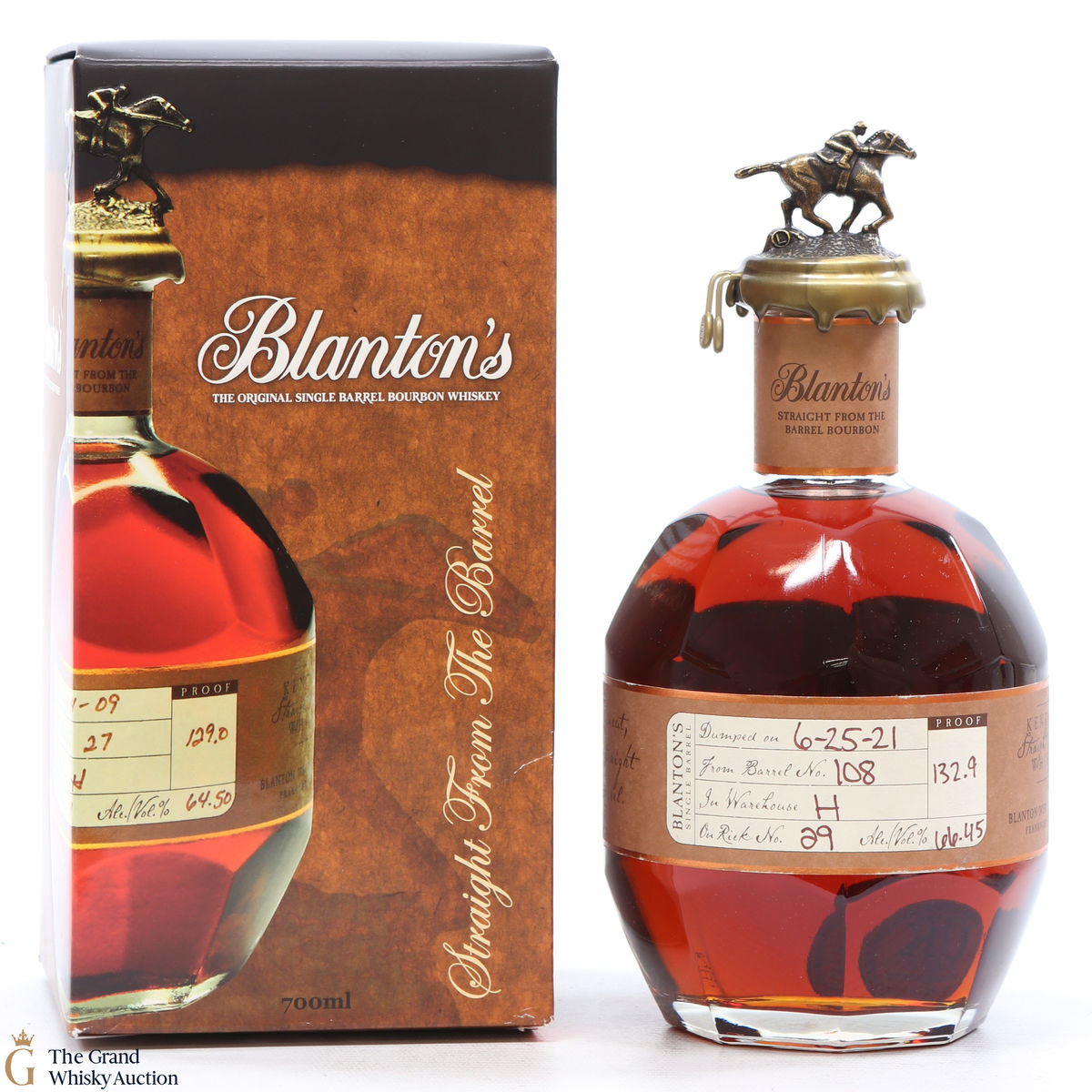 Blanton’s - Straight From The Barrel - Cask Strength 66.45%