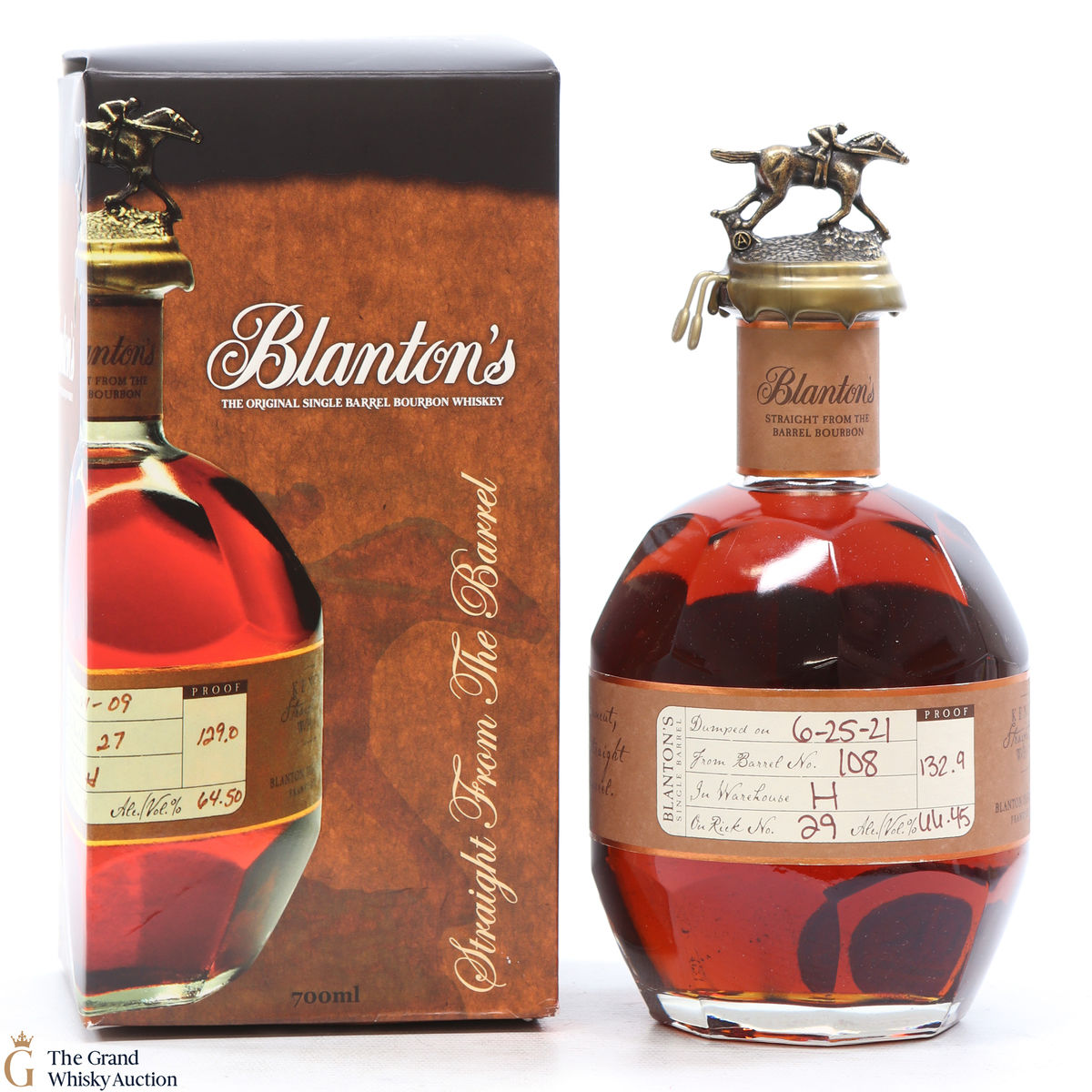 Blanton’s - Straight From The Barrel - Cask Strength 66.45%