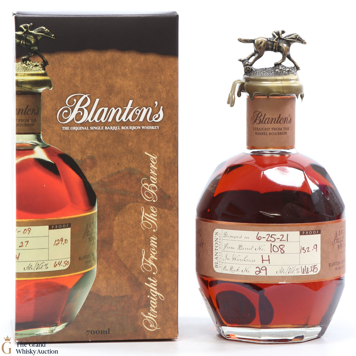 Blanton’s - Straight From The Barrel - Cask Strength 66.45%