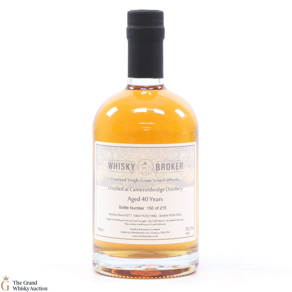 Cameronbridge - 40 Year Old 1982 #8277 - Whisky Broker (50cl)