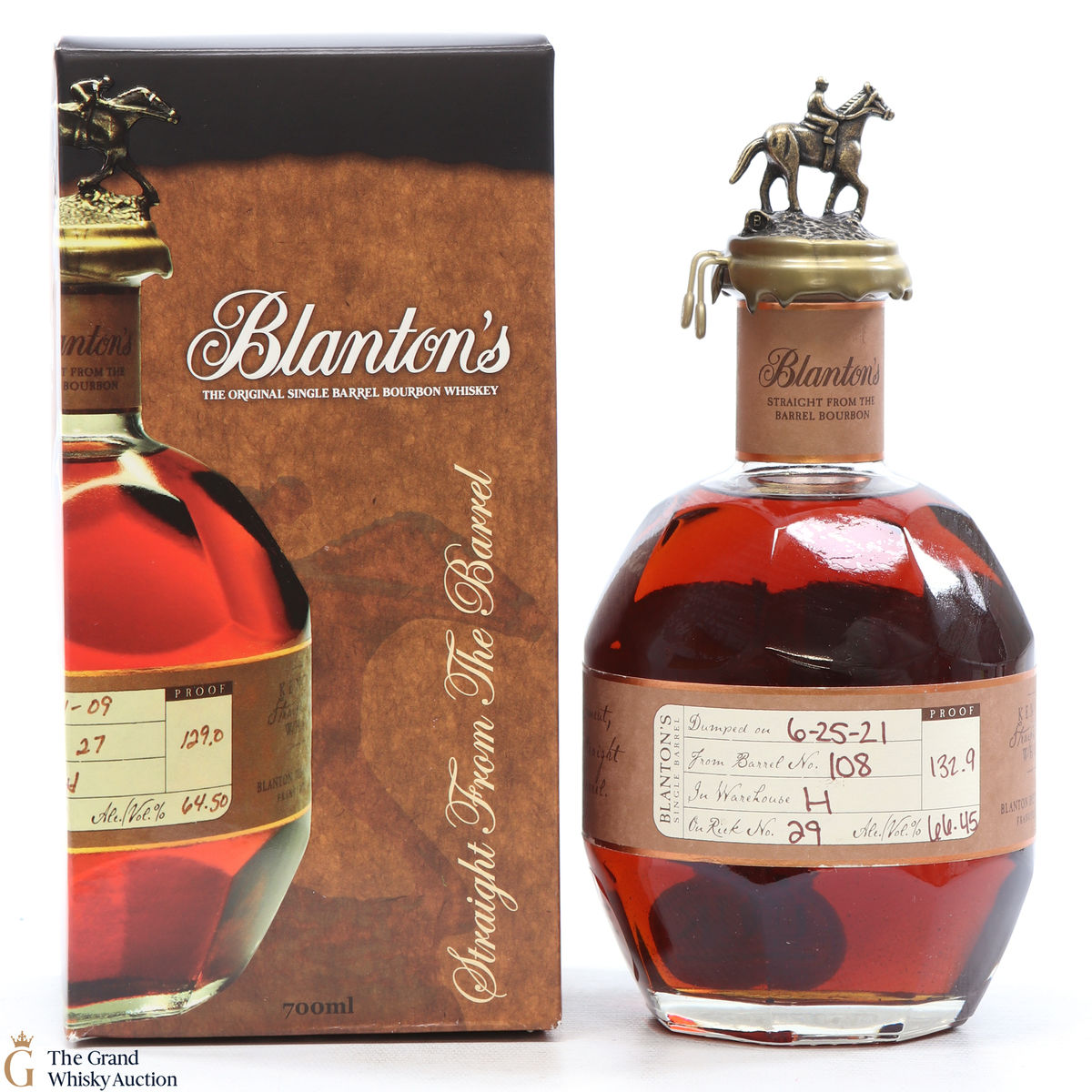 Blanton’s - Straight From The Barrel - Cask Strength 66.45%
