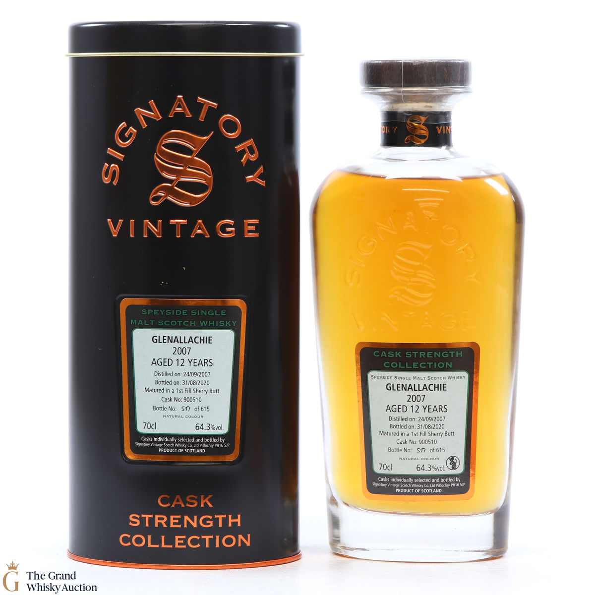 Glenallachie - 12 Year Old 2007 Signatory #900510