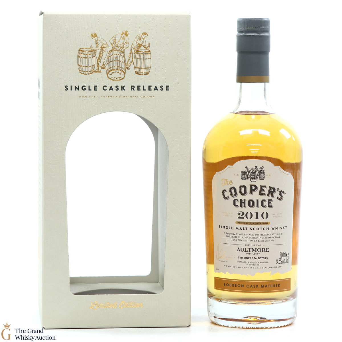 Aultmore - 2010 #413 - Bourbon Cask - Cooper's Choice