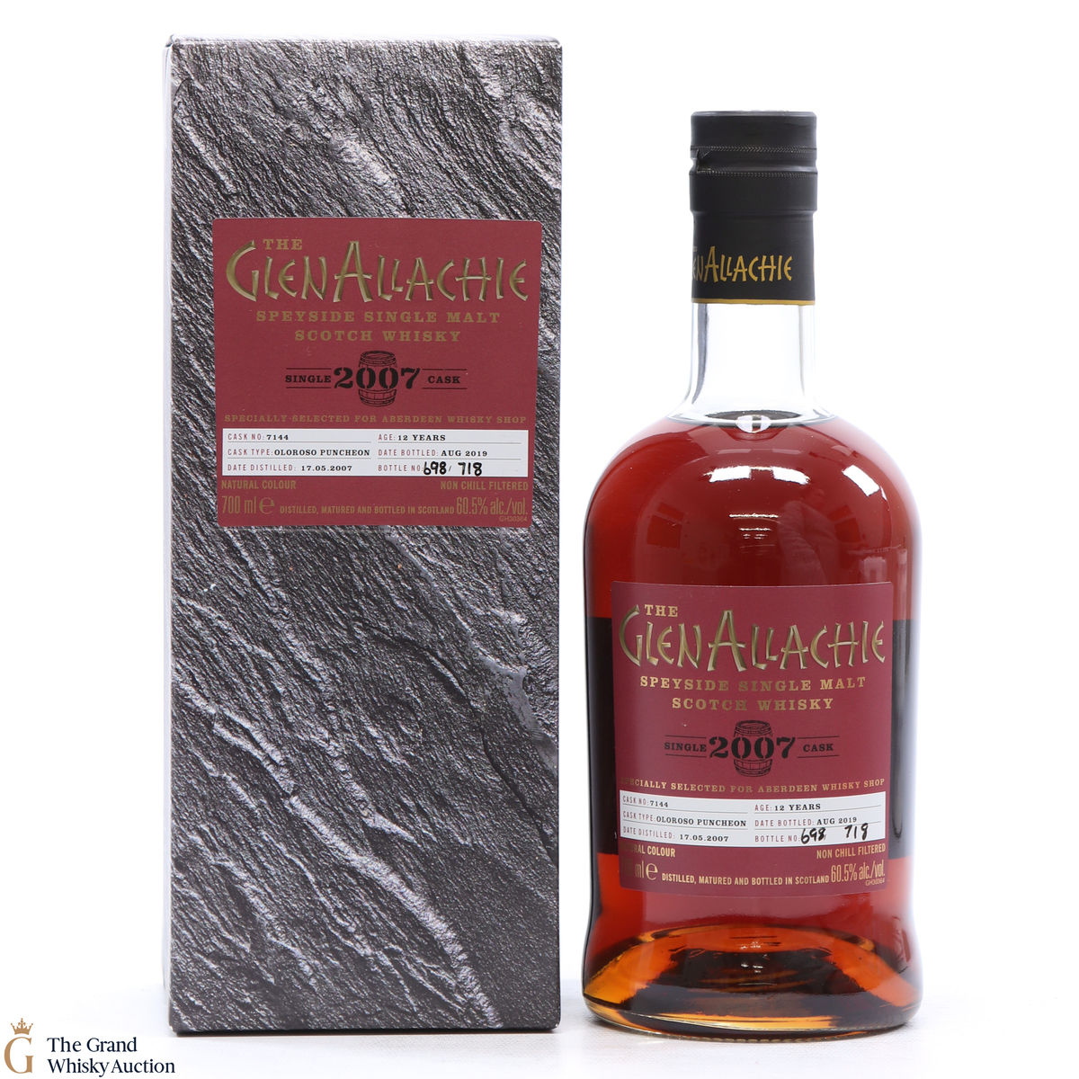 Glenallachie - 12 Year Old #7144 Aberdeen Whisky Shop 2007