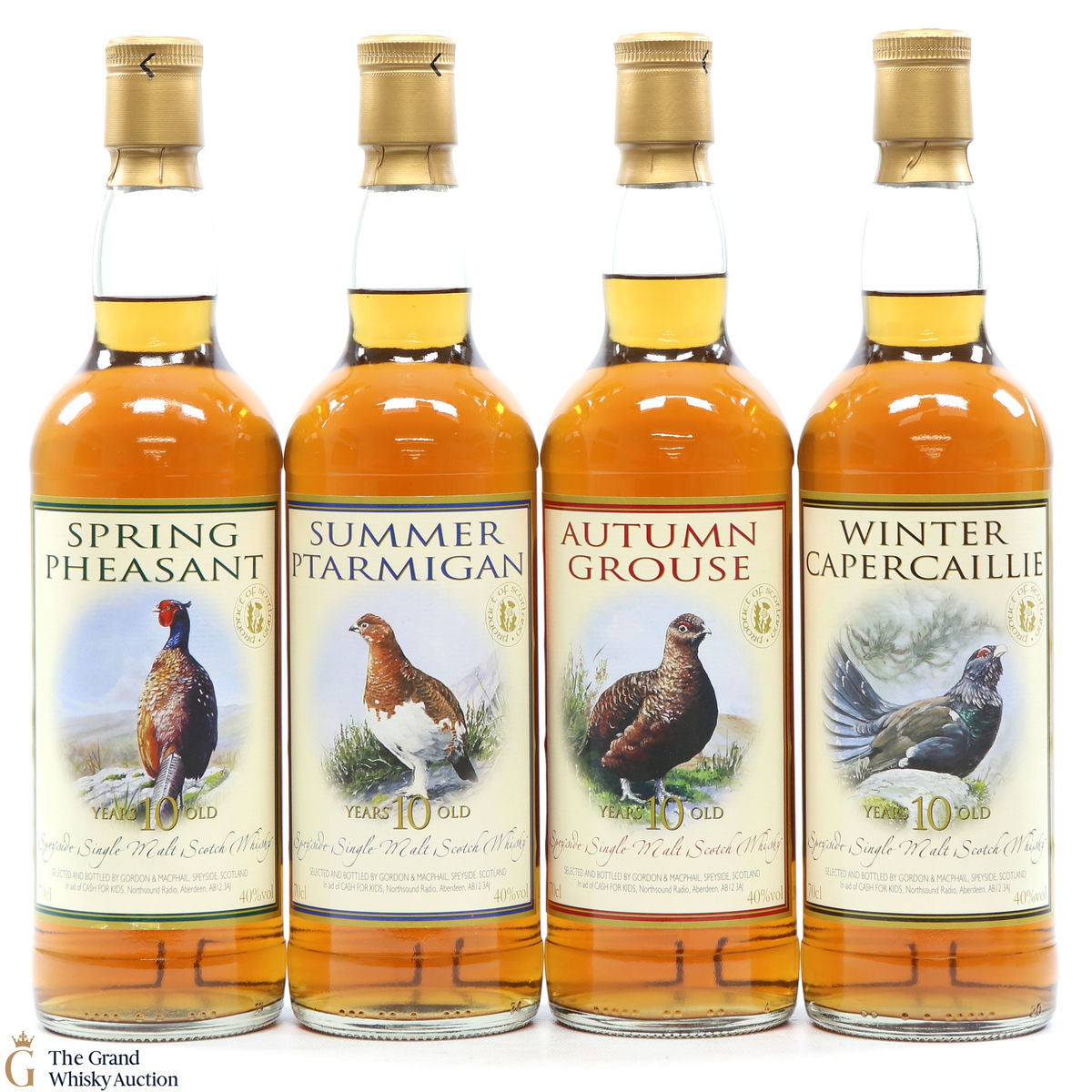 Speyside - 10 Year Old - Gordon & MacPhail Set (4 x 70cl)