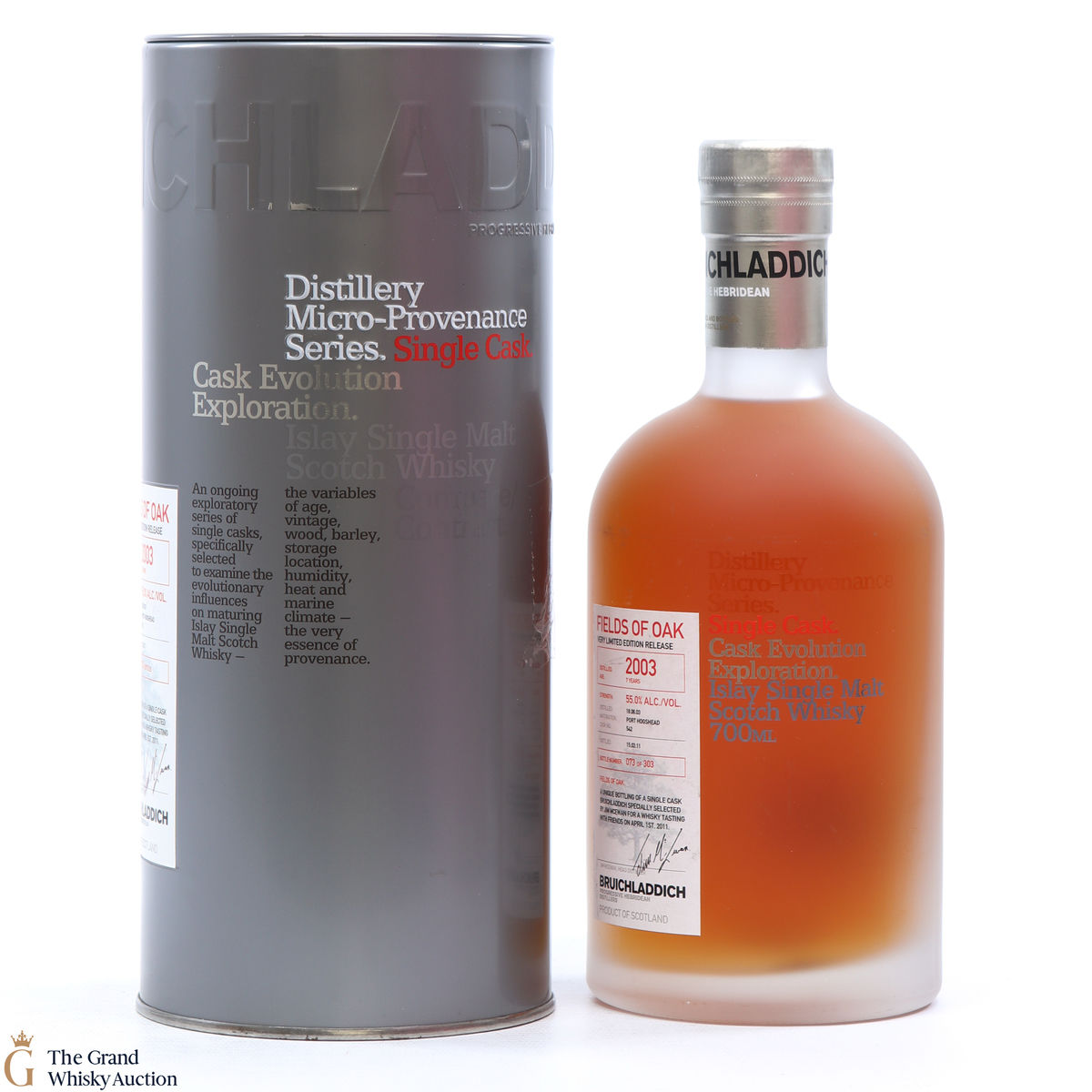 Bruichladdich - 2003 7 Year Old - Micro Provenance #542 Jim McEwan Friends Selection
