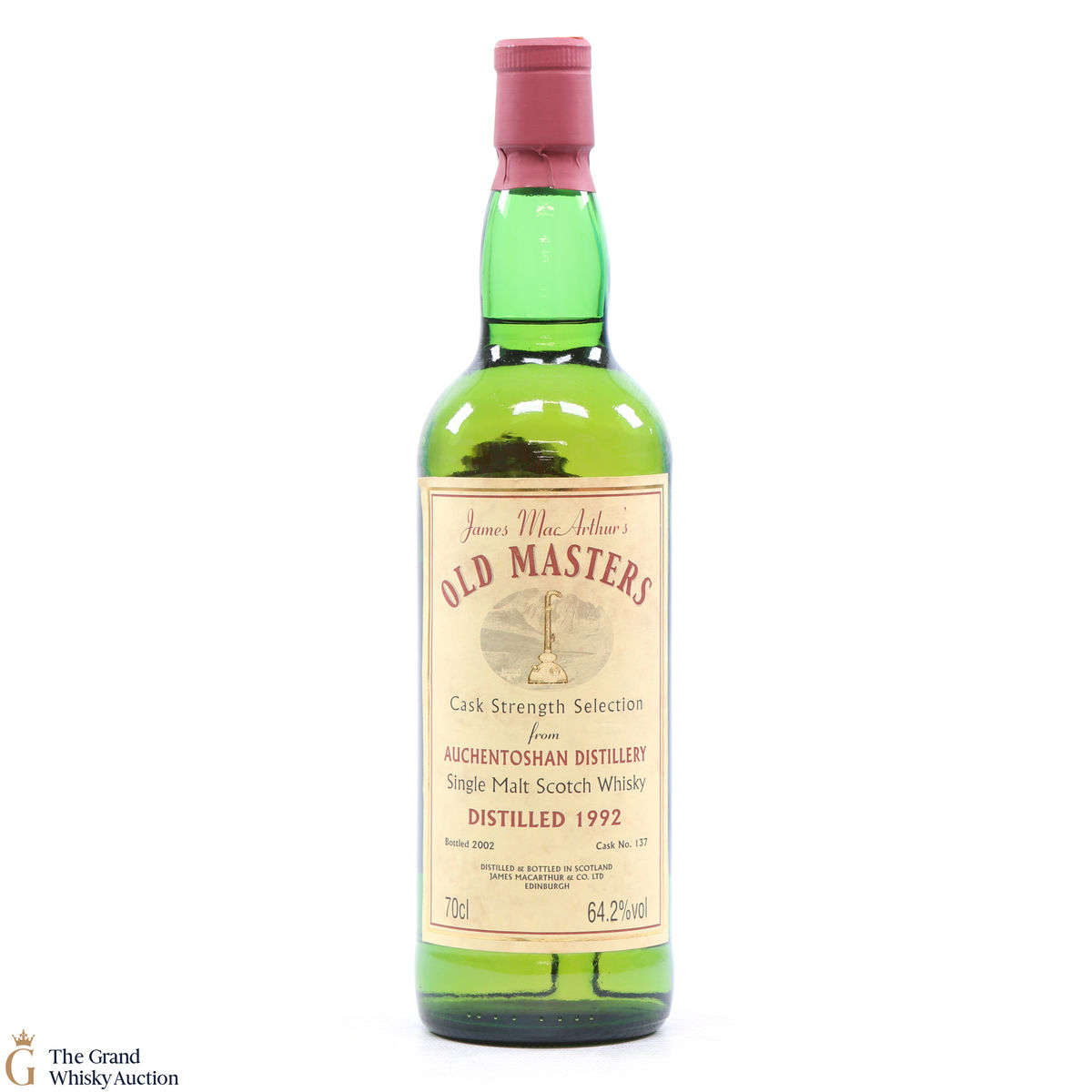 Auchentoashan - 1992 James MacArthur's Old Masters Single Cask #137