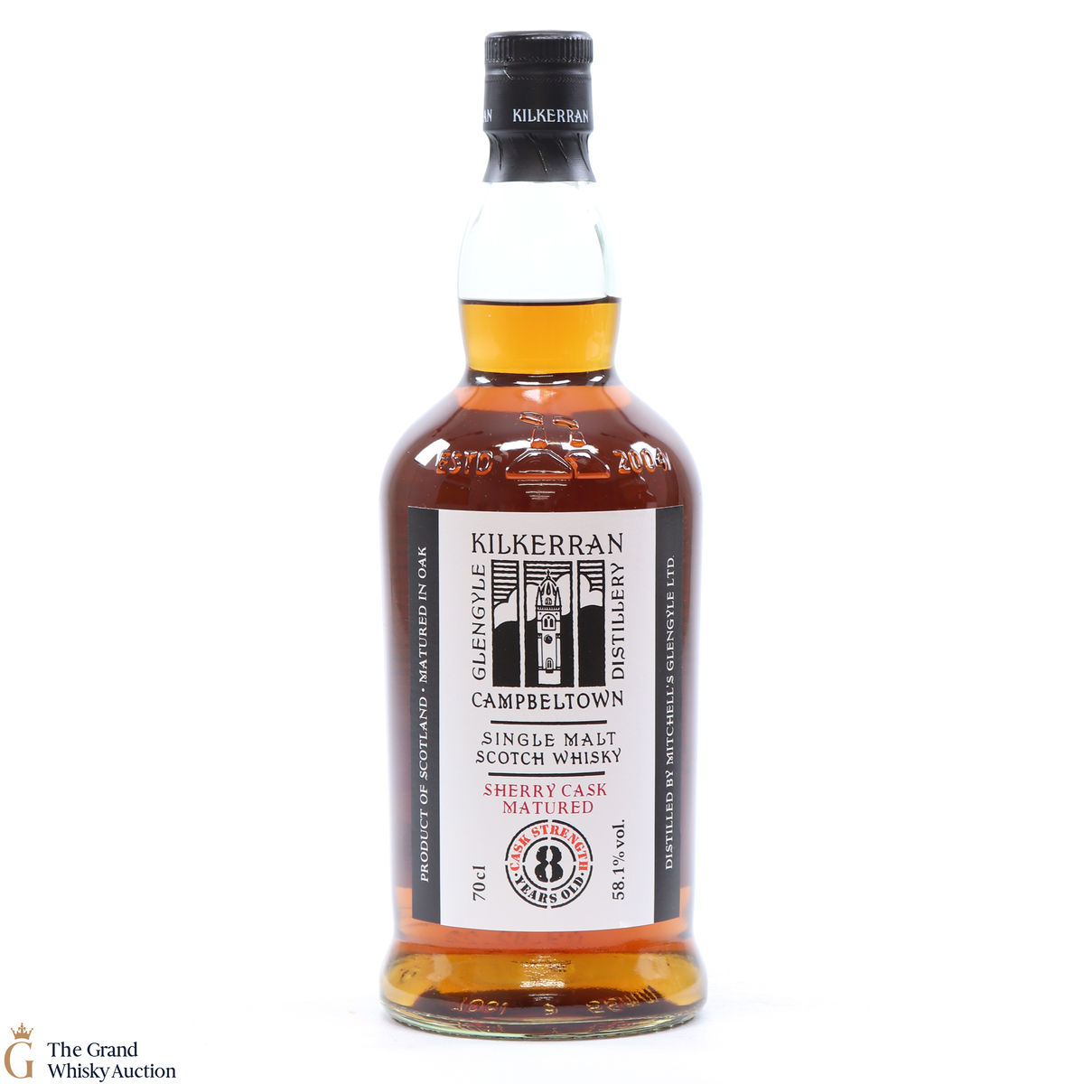Kilkerran - 8 Year Old - Sherry Oak - Cask Strength 58.1%