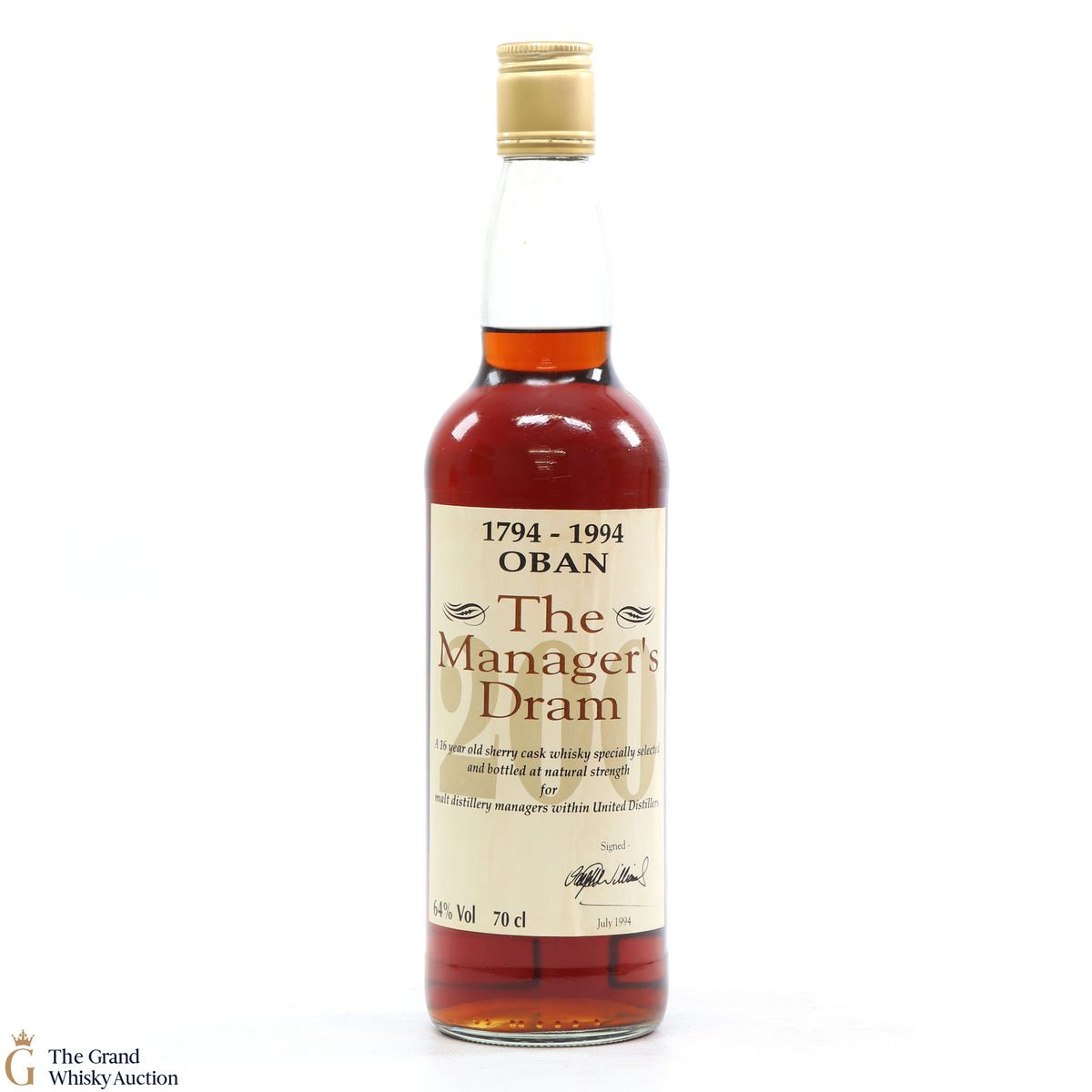 Oban - 16 Year Old - The Manager's Dram