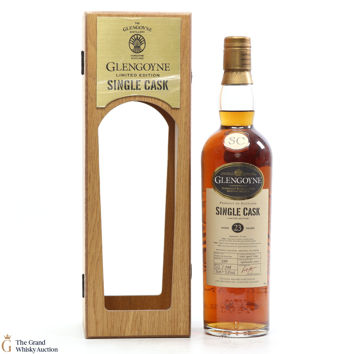 Glengoyne - 23 Year Old 1986 - Sherry Butt #399 