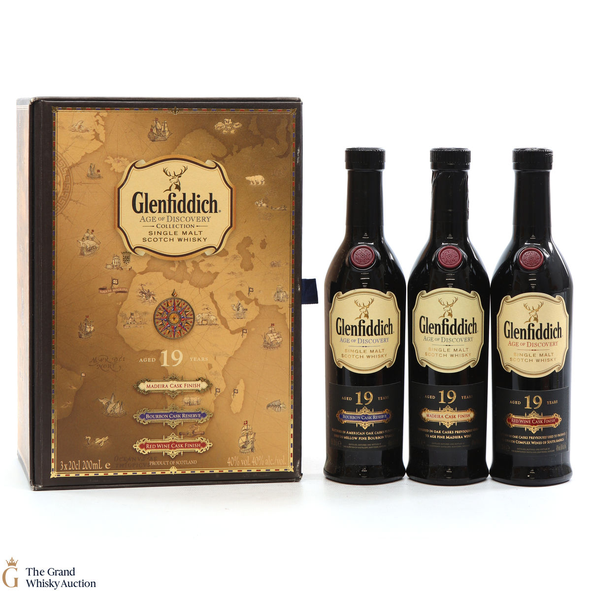 Glenfiddich - 19 Year Old - Age of Discovery (3 x 20cl) Mini Set