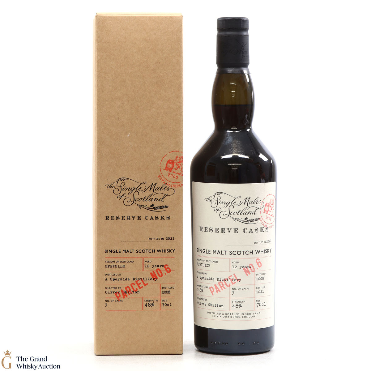Speyside - 12 Year Old 2008 - Reserve Casks Parcel No. 6