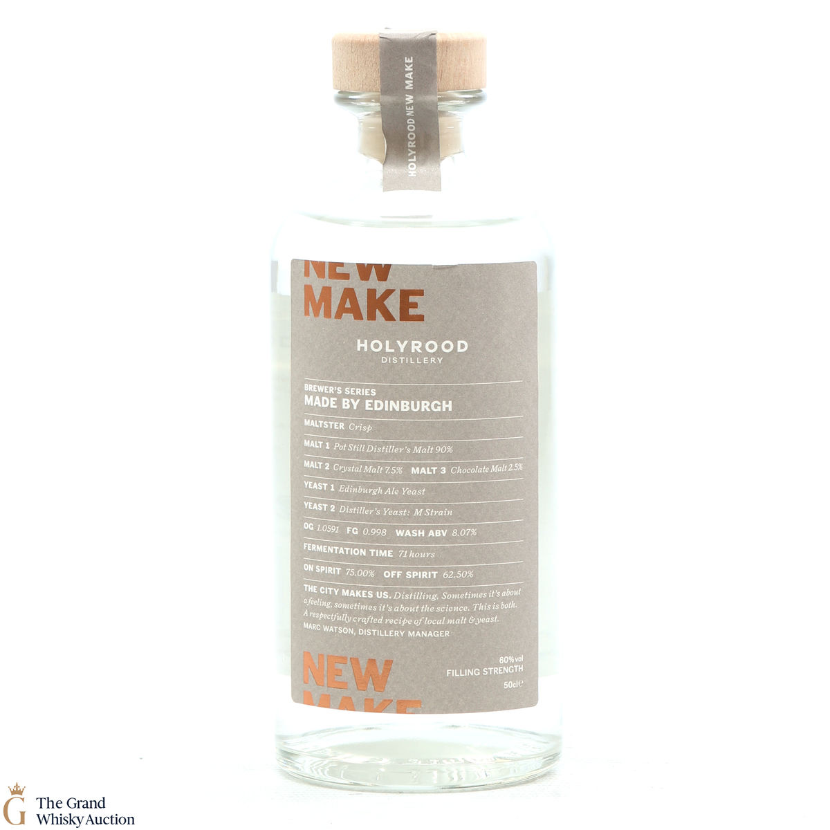 Holyrood - New Make Spirit - Brewers Series No.4