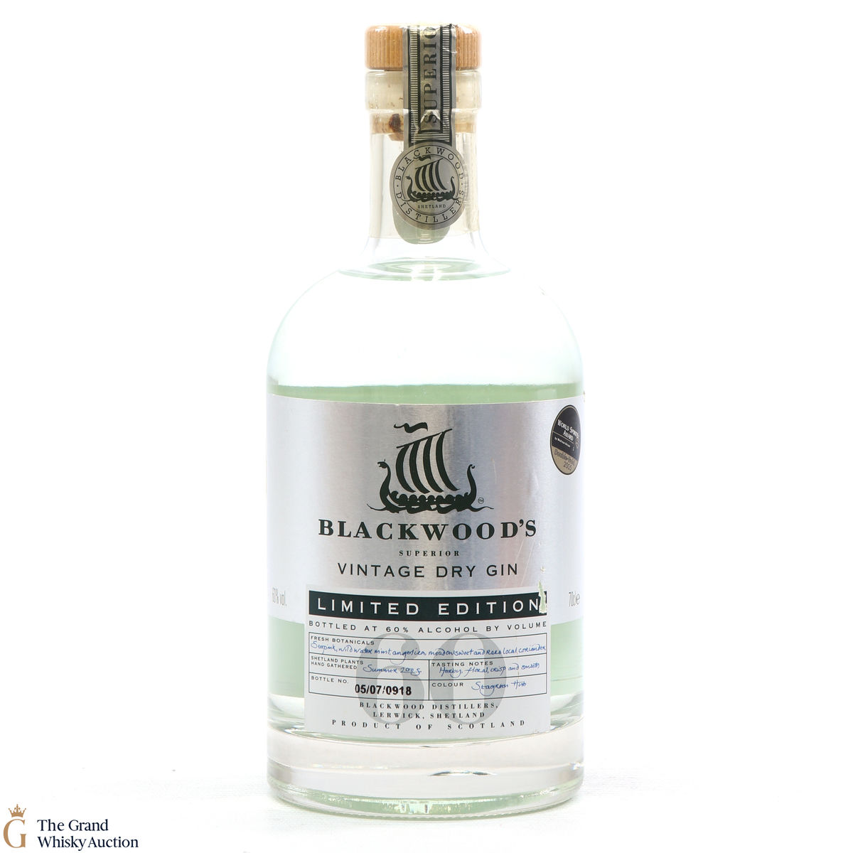 Blackwood's - Superior Vintage Dry Gin 2005