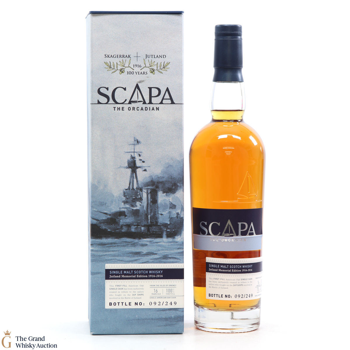 Scapa - 16 Year Old  - Jutland Memorial 100th Anniversary Edition - Single Cask