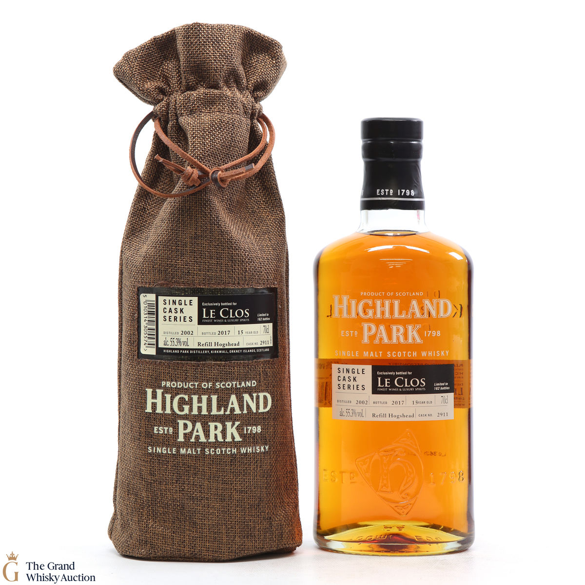 Highland Park - 15 Year Old - Single Cask #2911 - Le Clos
