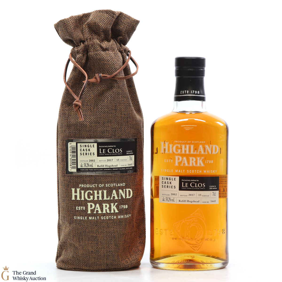 Highland Park - 15 Year Old - Single Cask #3445 - Le Clos