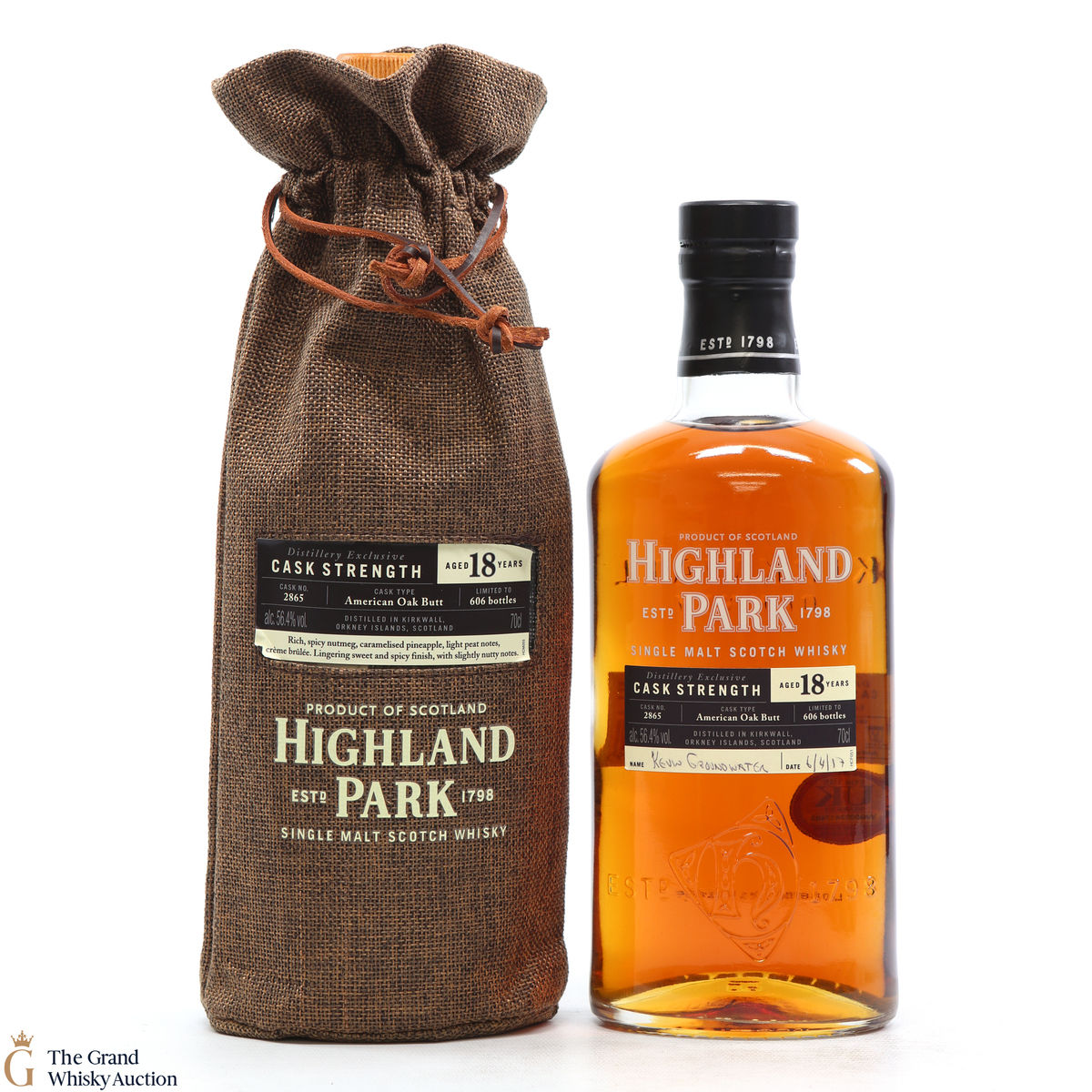 Highland Park - 18 Year Old Single Cask #2865 Distillery Exclusive