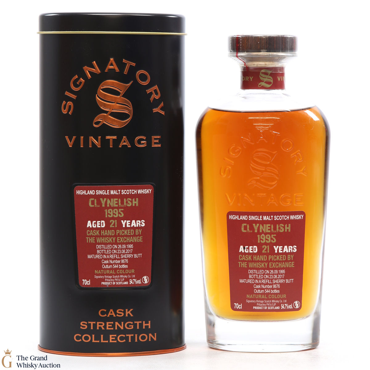 Clynelish - 21 Year Old - 1995 Signatory #8676- Exclusively for The Whisky Exchange 