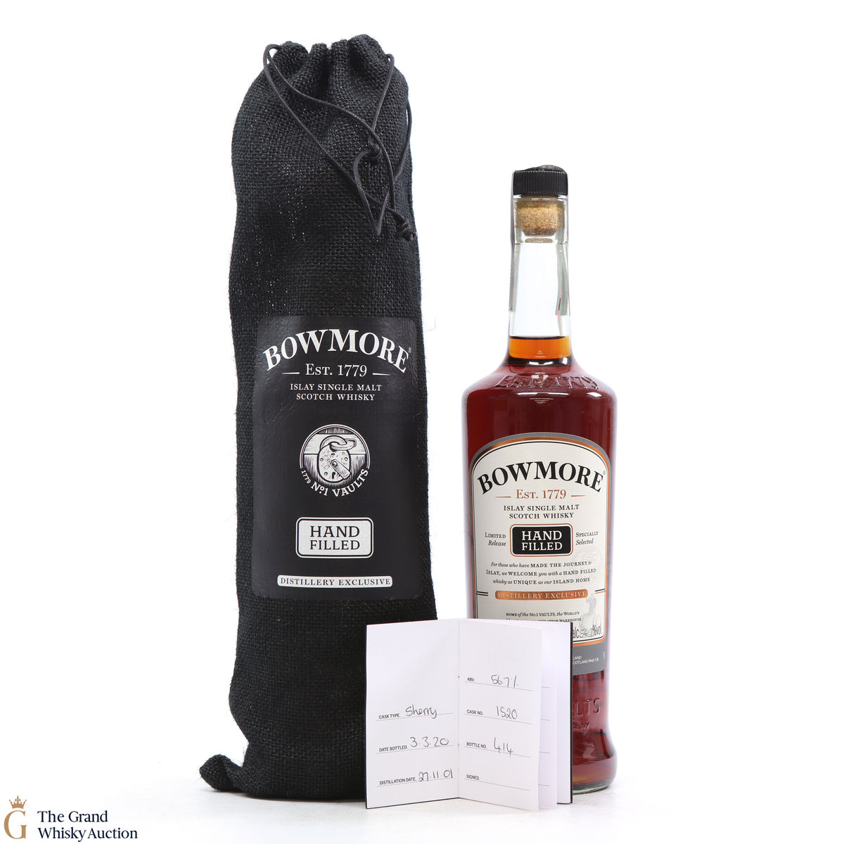 Bowmore - 18 Year Old 2001 - 2020 Hand Fill - Sherry Cask #1520