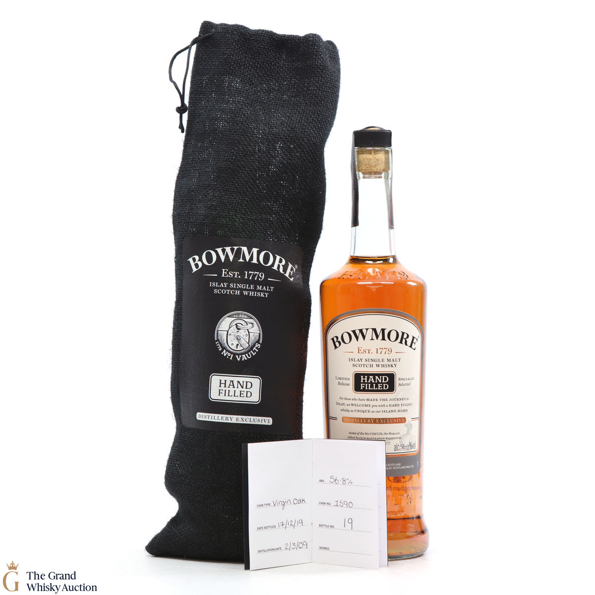Bowmore - 10 Year Old - 2019 Hand Fill - Virgin Oak #1590