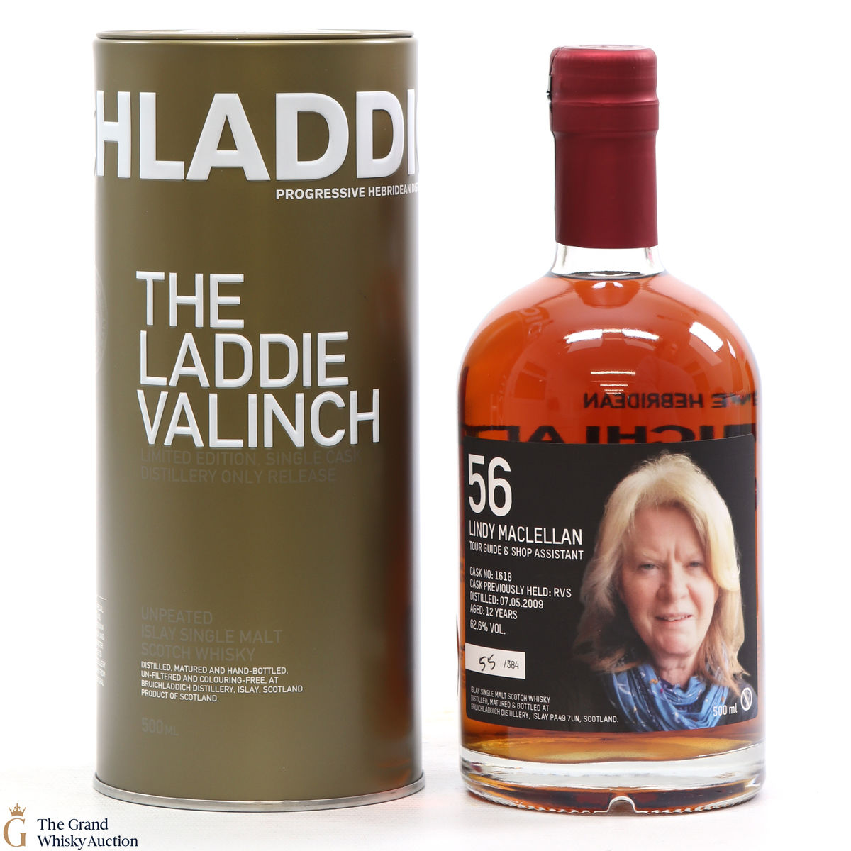 Bruichladdich - 12 Year Old - Valinch 56 - Lindy Maclellan