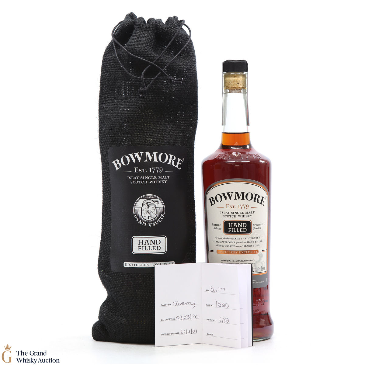 Bowmore - 18 Year Old 2001 - 2020 Hand Fill - Sherry Cask #1520
