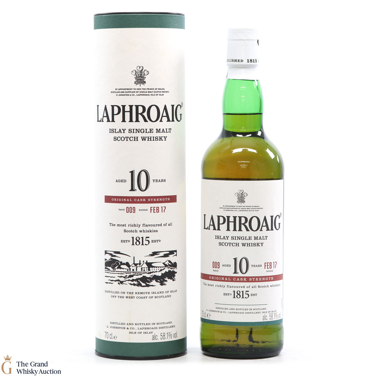 Laphroaig - 10 Year Old - Original Cask Strength Batch #009