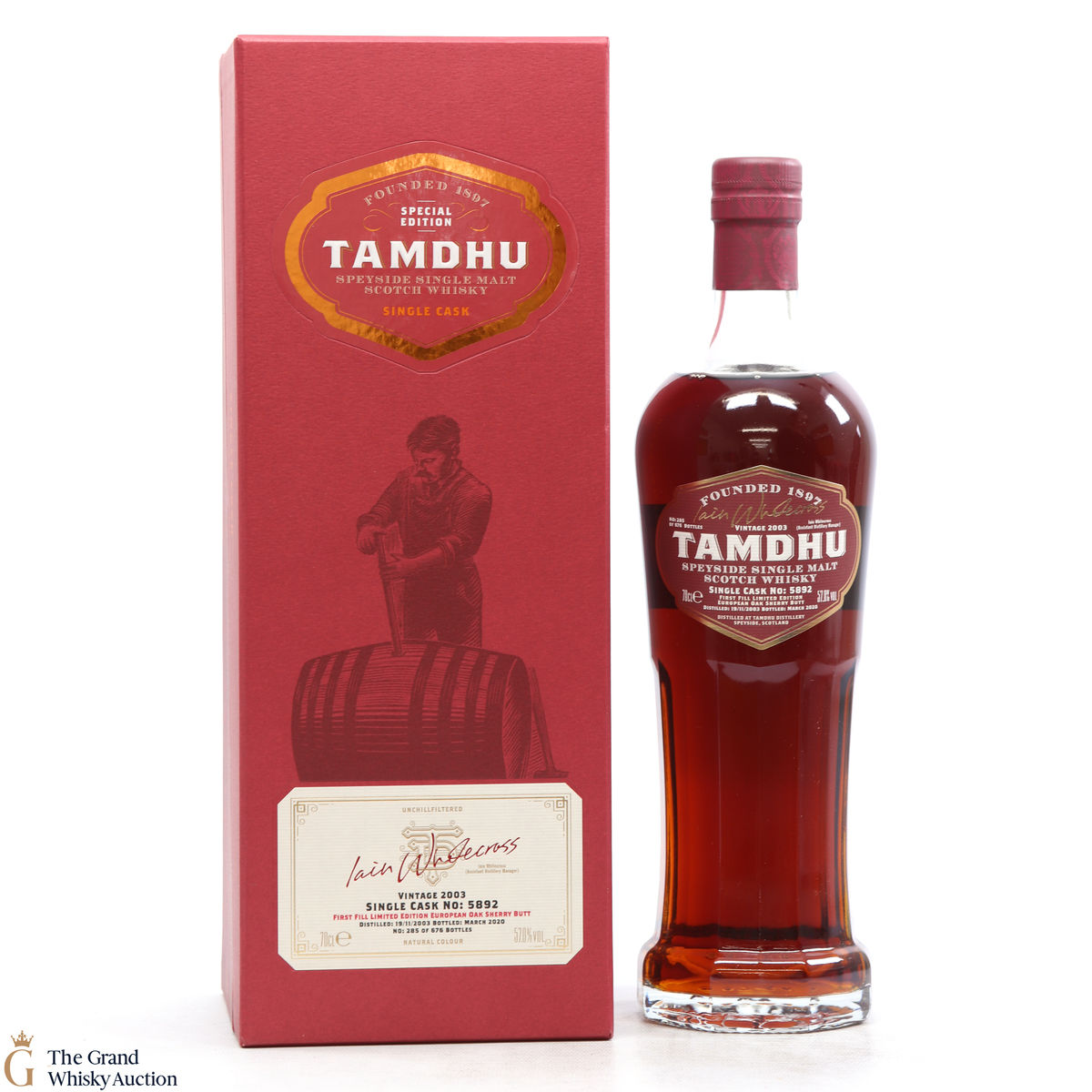 Tamdhu - 2003 Single Cask #5892 2020