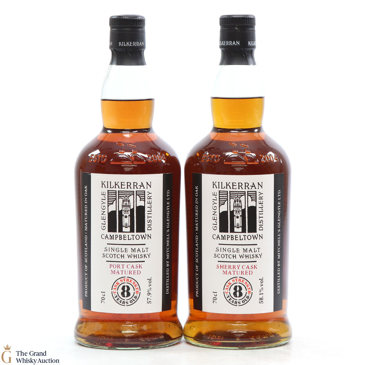 Kilkerran - 8 Year Old - Port Cask & Sherry Cask (2 x 70cl)