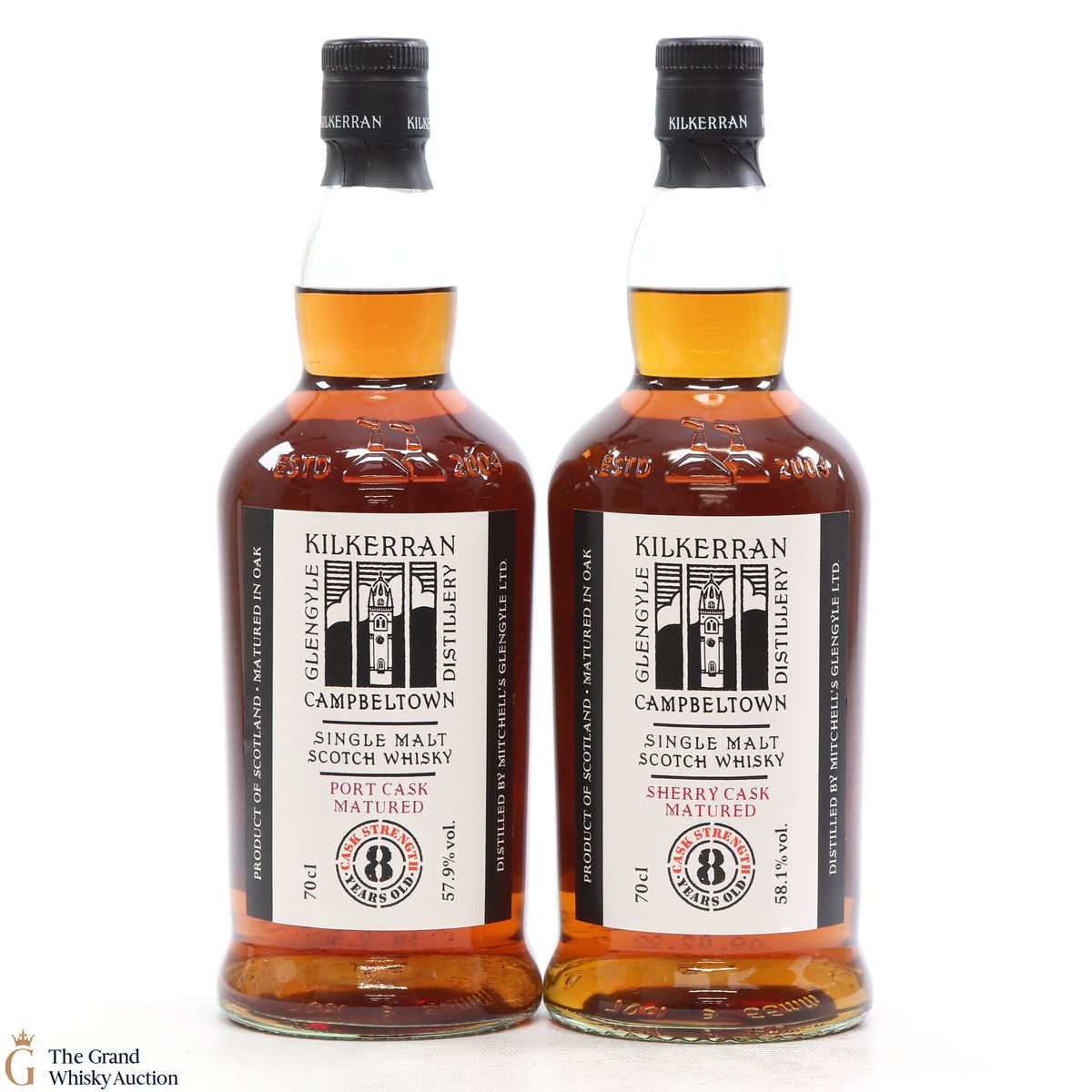 Kilkerran - 8 Year Old - Port Cask & Sherry Cask (2 x 70cl)