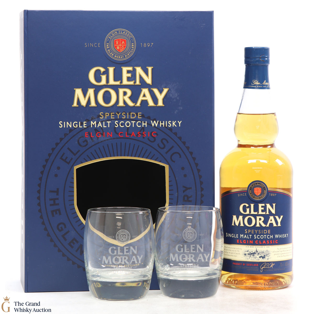 Glen Moray - Elgin Classic + Glasses