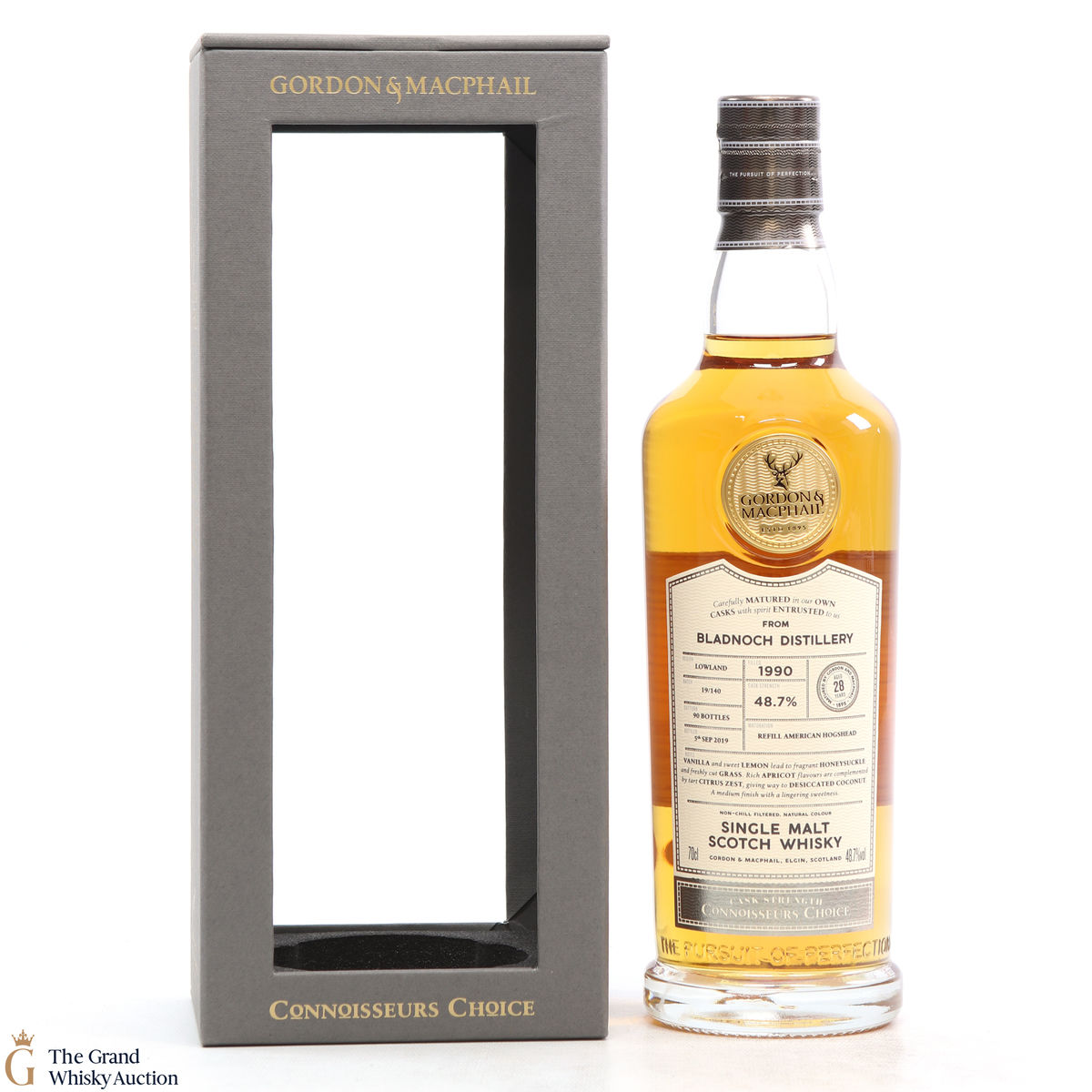 Bladnoch - 28 Year Old 1990 - G&M Connoisseurs Choice 