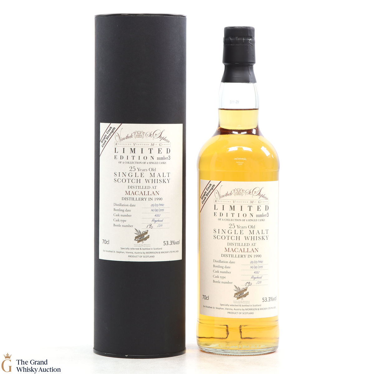 Macallan - 25 Year Old 1990 Single Cask Strength Kostliche Vinother Mit Genuss