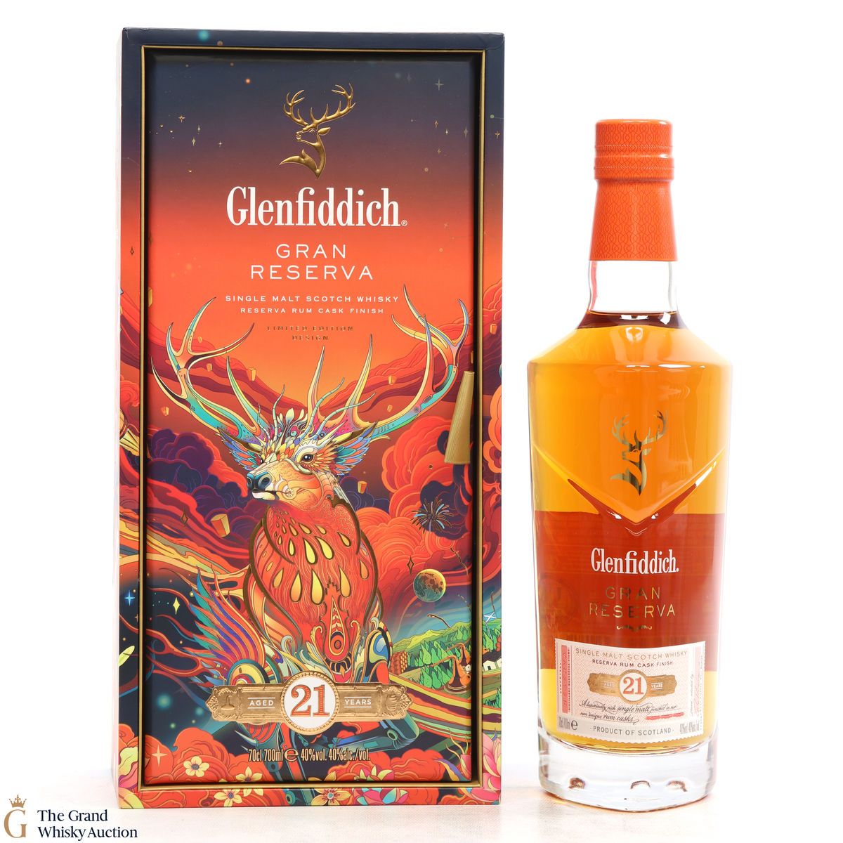 Glenfiddich - 21 Year Old - Gran Reserva - Rum Cask - Chinese New Year 
