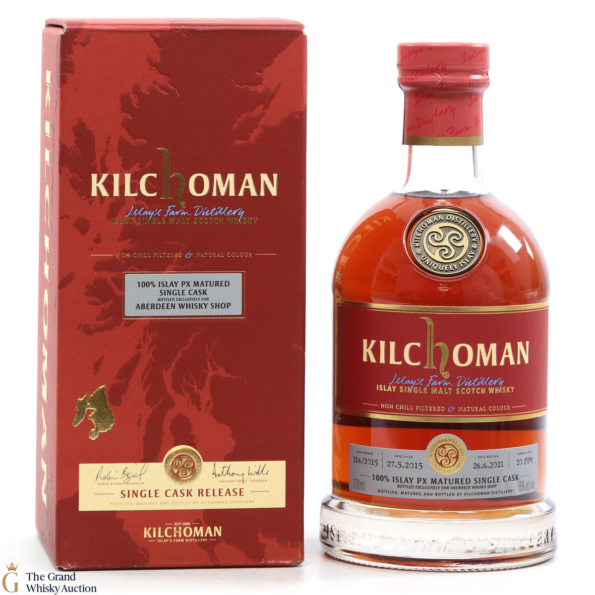 Kilchoman - 100% Islay PX #316 - Aberdeen Whisky Shop