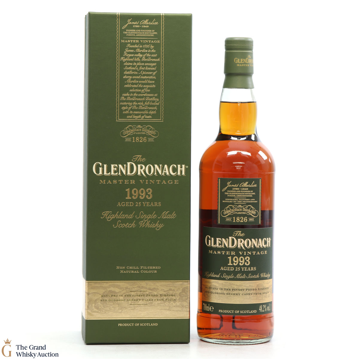 Glendronach - 25 Year Old - 1993 Master Vintage