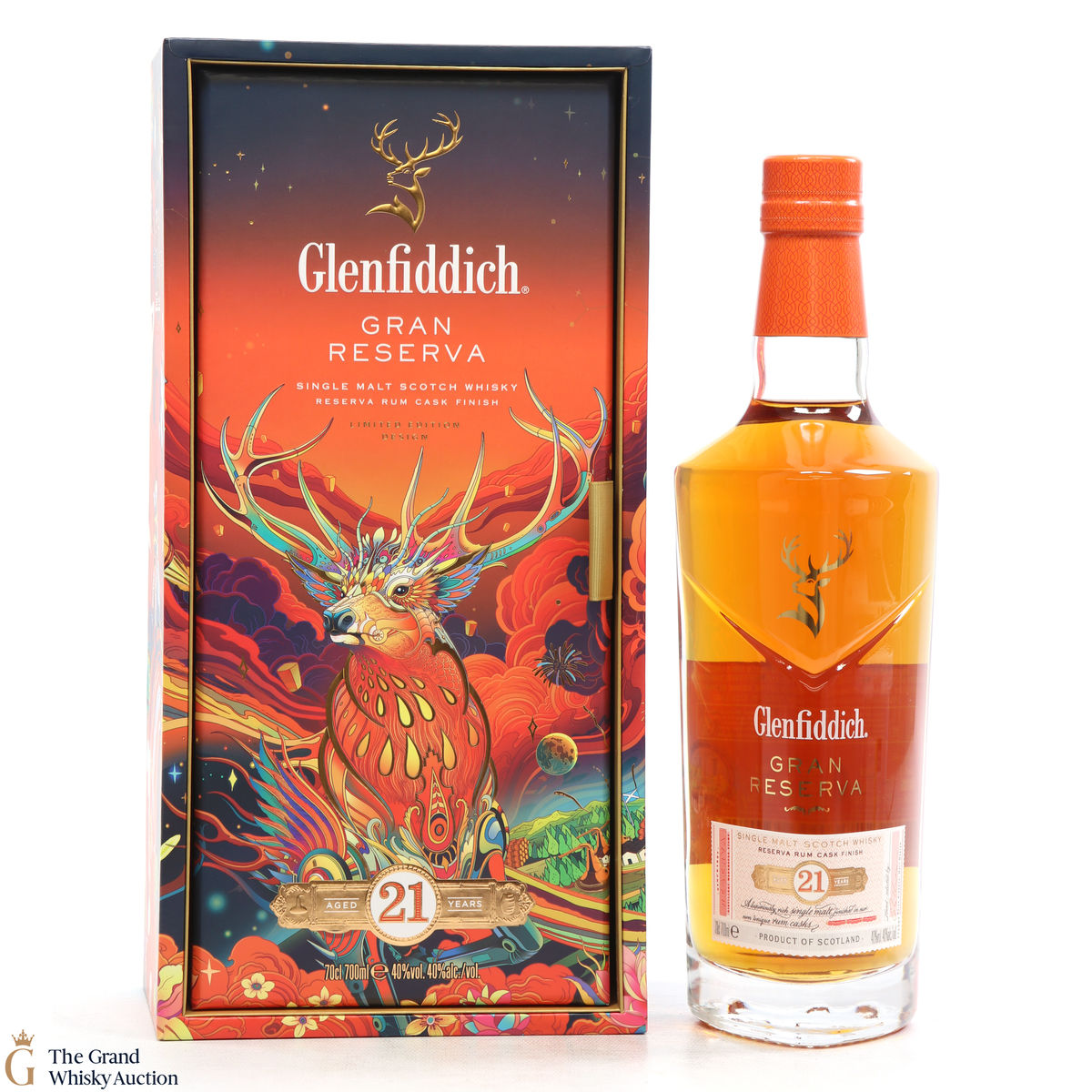 Glenfiddich - 21 Year Old - Gran Reserva - Rum Cask - Chinese New Year 