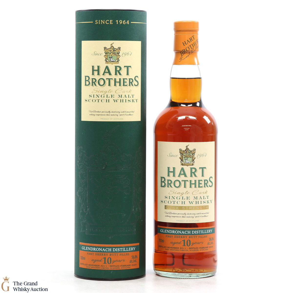 Glendronach - 10 Year Old 2011 Hart Brothers Cask Strength 56.8%