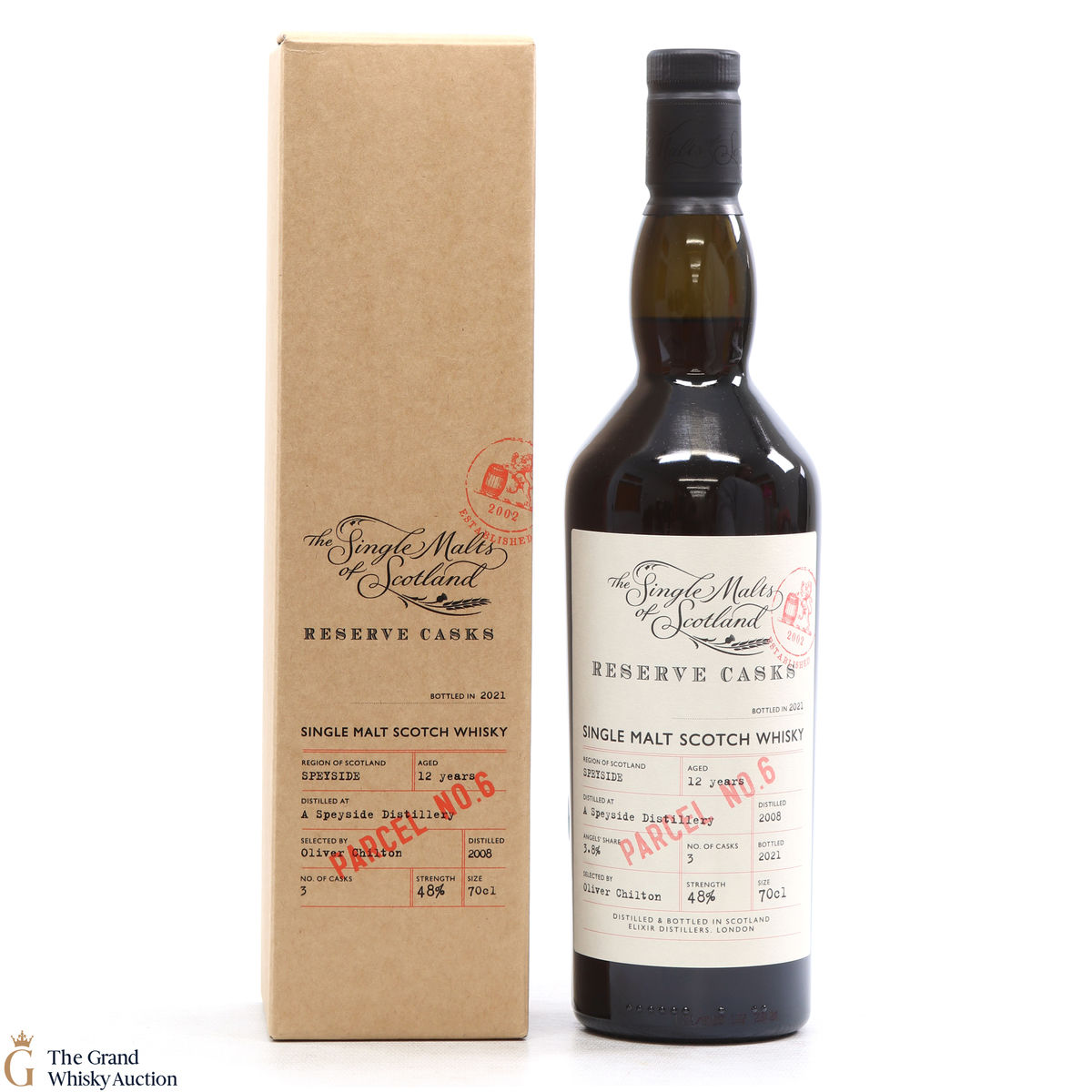 Speyside - 12 Year Old 2008 - Reserve Casks Parcel No. 6